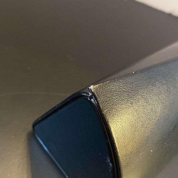 Fendi triangle twist black eyeglass / sunglasses hard shell case - Picture 6 of 9